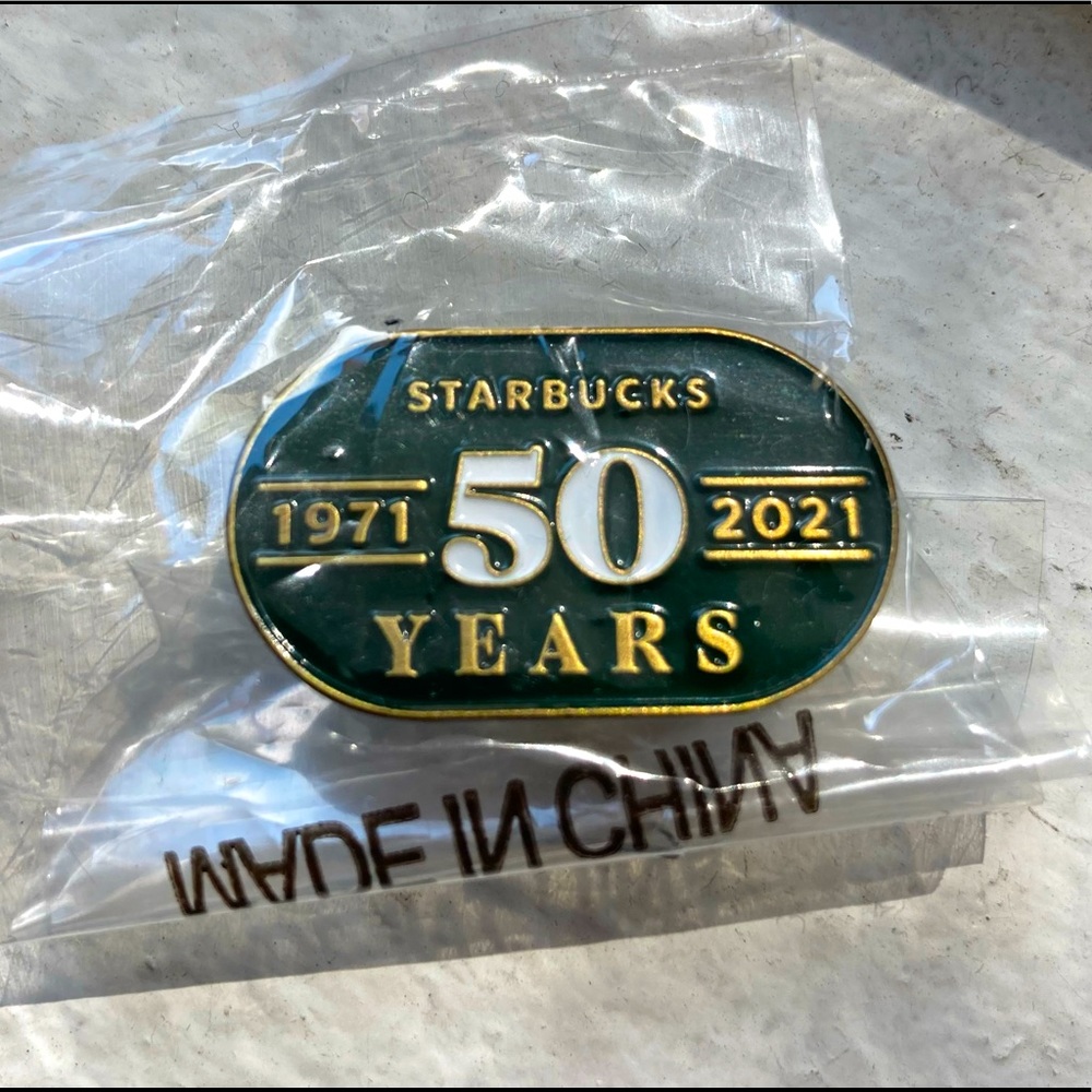 Starbucks 50th Anniversary Pin